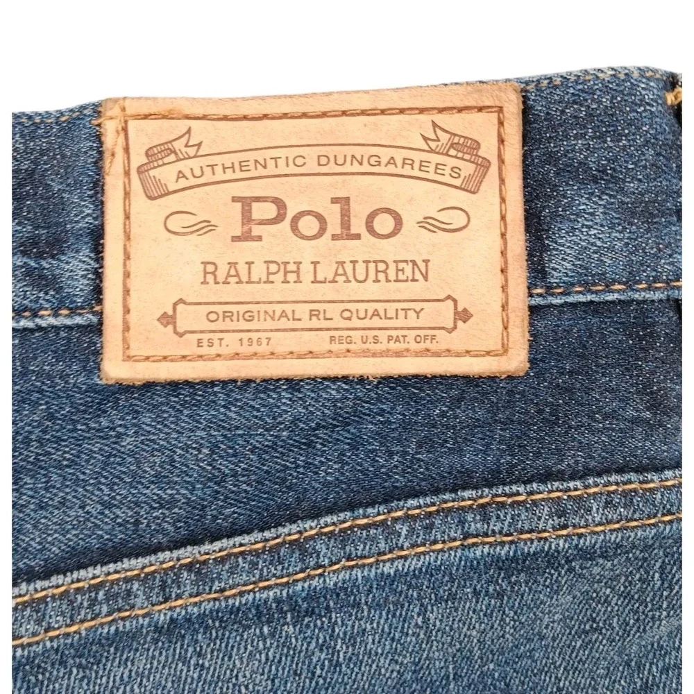 Polo Ralph Lauren Jeans‎ Mens 50B x 30 Blue Denim Davis Stretch Preppy Designer